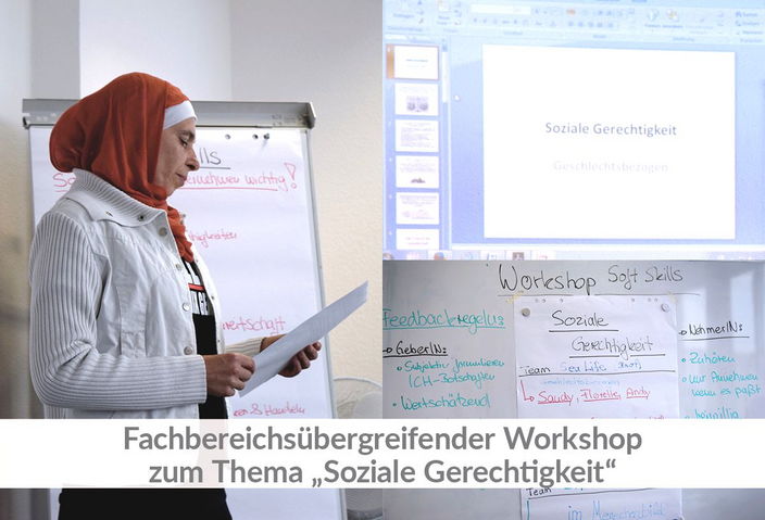 Teilnehmerin am Workshop Soziale Gerechtigkeit