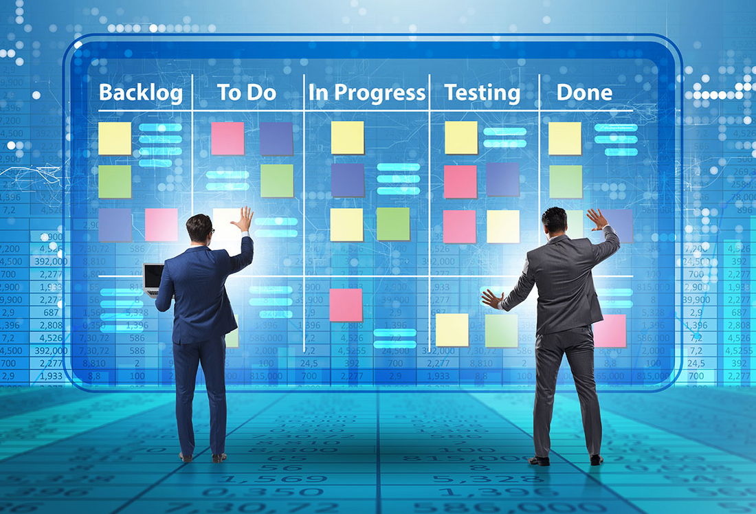 Projektteam arbeitet mit Vorgehensmodell Scrum