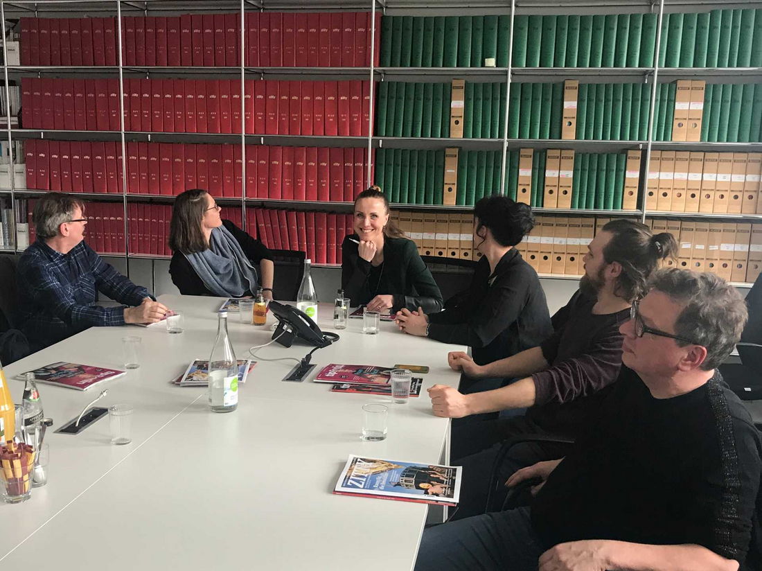 Exkursion: indisoft bei tip Berlin und Zitty