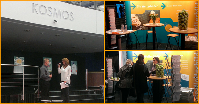 Messestand indisoft auf der 21. Marktplatz Bildung in Berlin, 16.10.2014